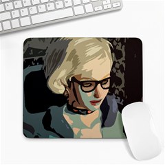 Girl Thinking Large Mousepads by snowwhitegirl