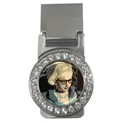 Girl Thinking Money Clips (cz)  by snowwhitegirl