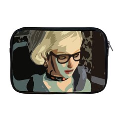 Girl Thinking Apple Macbook Pro 17  Zipper Case by snowwhitegirl