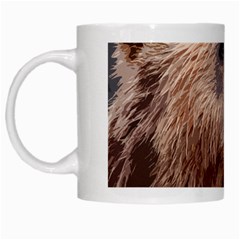 Bear Looking White Mugs by snowwhitegirl