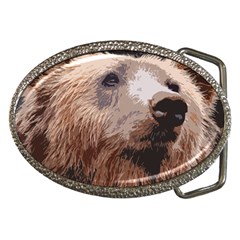 Bear Looking Belt Buckles by snowwhitegirl