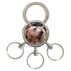 Bear Looking 3-ring Key Chains by snowwhitegirl