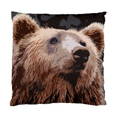 Bear Looking Standard Cushion Case (two Sides)