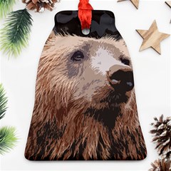 Bear Looking Bell Ornament (two Sides) by snowwhitegirl