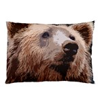 Bear Looking Pillow Case (Two Sides) Front