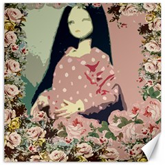 Rose Floral Doll Canvas 20  X 20  by snowwhitegirl