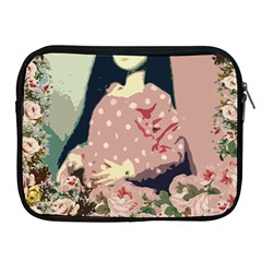 Rose Floral Doll Apple Ipad 2/3/4 Zipper Cases by snowwhitegirl