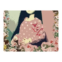 Rose Floral Doll Double Sided Flano Blanket (mini)  by snowwhitegirl