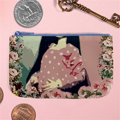 Rose Floral Doll Large Coin Purse by snowwhitegirl