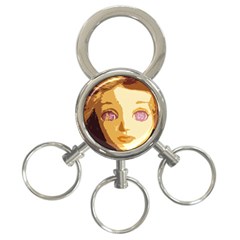 Butterfly Eyes 3-Ring Key Chains