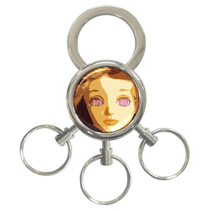 Butterfly Eyes 3-Ring Key Chains