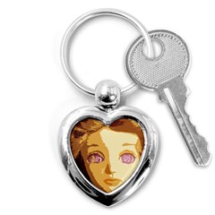 Butterfly Eyes Key Chains (Heart) 