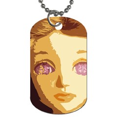 Butterfly Eyes Dog Tag (One Side)