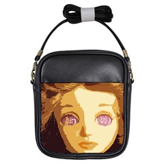 Butterfly Eyes Girls Sling Bag