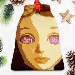 Butterfly Eyes Ornament (bell) by snowwhitegirl