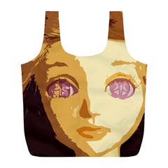 Butterfly Eyes Full Print Recycle Bag (L)