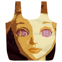 Butterfly Eyes Full Print Recycle Bag (XL)