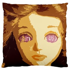 Butterfly Eyes Standard Flano Cushion Case (one Side) by snowwhitegirl