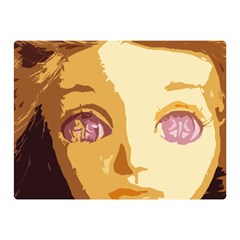 Butterfly Eyes Double Sided Flano Blanket (mini)  by snowwhitegirl