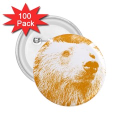 Bear 2 25  Buttons (100 Pack)  by snowwhitegirl