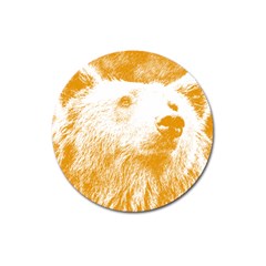 Bear Magnet 3  (round) by snowwhitegirl