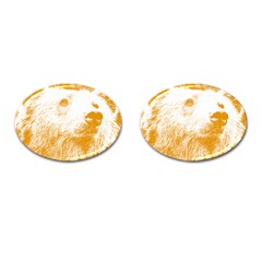 Bear Cufflinks (oval) by snowwhitegirl