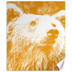 Bear Canvas 8  X 10  by snowwhitegirl