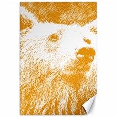 Bear Canvas 20  X 30  by snowwhitegirl