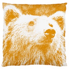 Bear Standard Flano Cushion Case (two Sides) by snowwhitegirl