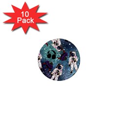 Astronaut Space Galaxy 1  Mini Magnet (10 Pack)  by snowwhitegirl