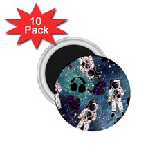 Astronaut Space Galaxy 1 75  Magnets (10 Pack)  by snowwhitegirl