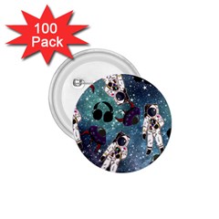 Astronaut Space Galaxy 1 75  Buttons (100 Pack)  by snowwhitegirl