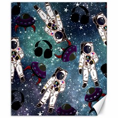 Astronaut Space Galaxy Canvas 8  X 10  by snowwhitegirl