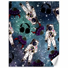 Astronaut Space Galaxy Canvas 12  X 16 