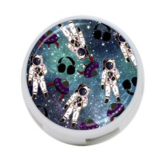 Astronaut Space Galaxy 4-port Usb Hub (one Side) by snowwhitegirl