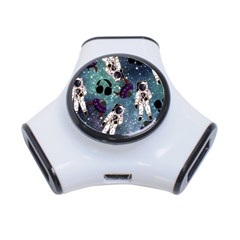 Astronaut Space Galaxy 3-port Usb Hub by snowwhitegirl