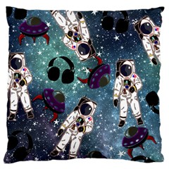 Astronaut Space Galaxy Large Cushion Case (two Sides) by snowwhitegirl