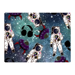 Astronaut Space Galaxy Double Sided Flano Blanket (mini)  by snowwhitegirl