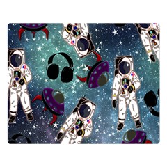 Astronaut Space Galaxy Double Sided Flano Blanket (large)  by snowwhitegirl