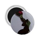 Red Rose 2.25  Magnets Front