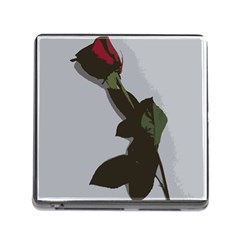 Red Rose Memory Card Reader (square 5 Slot) by snowwhitegirl