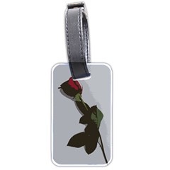 Red Rose Luggage Tags (two Sides) by snowwhitegirl