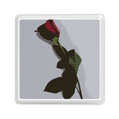 Red Rose Memory Card Reader (square) by snowwhitegirl