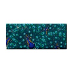 Peacocks Hand Towel by snowwhitegirl