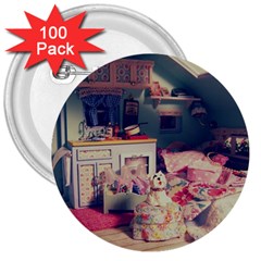 Caravan 3  Buttons (100 Pack)  by snowwhitegirl