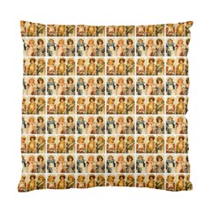 Victorian Girl Labels Standard Cushion Case (one Side) by snowwhitegirl