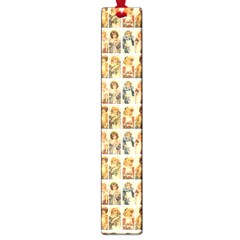 Victorian Girl Labels Large Book Marks by snowwhitegirl