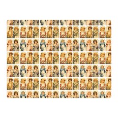 Victorian Girl Labels Double Sided Flano Blanket (mini)  by snowwhitegirl