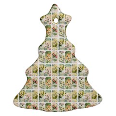 Victorian Flower Labels Ornament (christmas Tree)  by snowwhitegirl