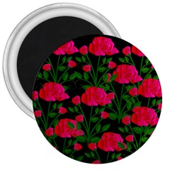 Roses At Night 3  Magnets by snowwhitegirl